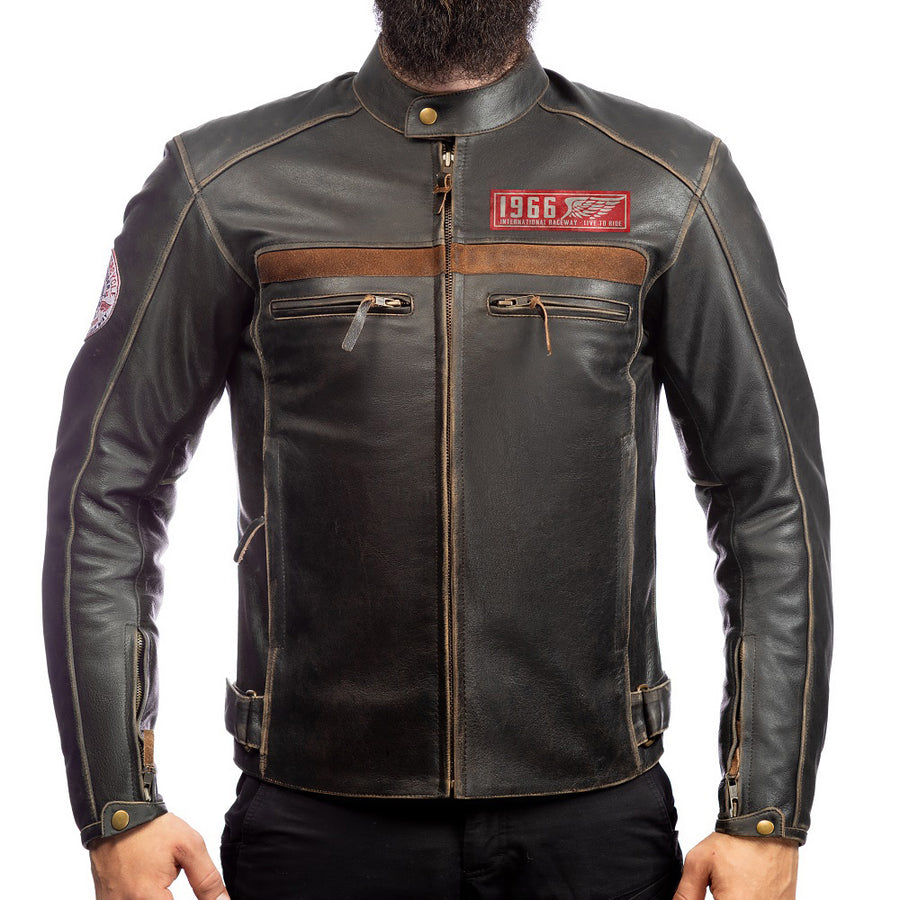 GEACĂ DE PIELE DE MOTOR MIHAI RETRO