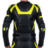 SCORPIO NEGRU LUMINA REFLECTORIZANT MOTOCICLETĂ CURSE JACHETA DE PIELE