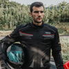GEACĂ MOTO TEXTILĂ VLAD, IMPERMEABILĂ, protecții detașabile certificate CE la umeri, coate și spate, Țesătură poliester 600D foarte durabilă și rezistentă la abraziune, patru prize de aer cu fermoar