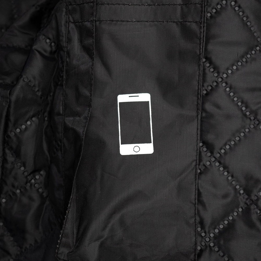 GEACĂ DE PIELE NEAGRĂ SUZUKI PLATINUM, DE CURSE