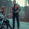 GEACĂ MOTO DE PIELE ROȘIE IONUŢ, DE CURSE