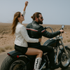 GEACĂ DE PIELE MOTO TIP ARMURĂ SORINA PENTRU FEMEI