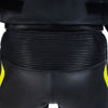 PANTALONI DE MOTOCICLETĂ DIN PIELE NEAGRĂ CU REFLEXIE LUMINOASĂ SCORPIO