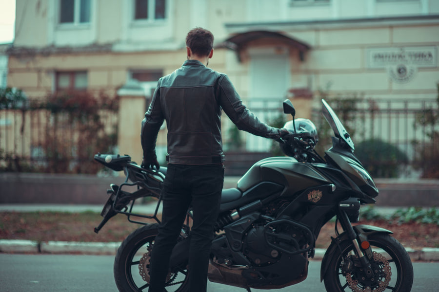 JACHETĂ DIN PIELE PENTRU MOTOCICLETĂ COLORADO CLASSIC 