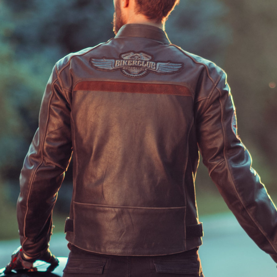 GEACĂ DE PIELE DE MOTOR MIHAI RETRO