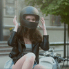 GEACĂ DE PIELE MOTO TIP ARMURĂ AMY'S PENTRU FEMEI, protecții detașabile certificate CE la coate, umeri și spate