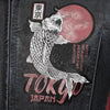GEACĂ MOTO DE PIELE TOKYO NIPPON PROTECȚIE COMPLETĂ, ÎN STIL VINTAGE , protecții detașabile certificate CE la umeri, coate și spate, piele bovină de 1,2 mm, de calitate premium